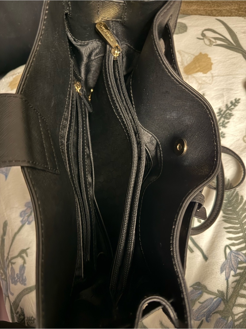 ✨MICHAEL KORS Hamilton Saffiano Leather Satchel - with MK lock and key🗝️ - Picture 6 of 6